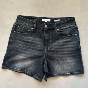 ARULA Dark Wash Jean Shorts